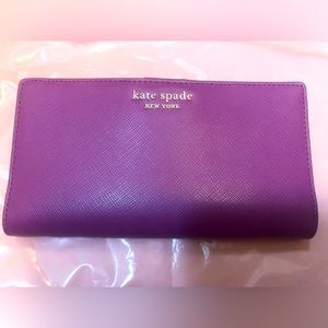 Kate Spade Bifold Wallet, Purple/Pink